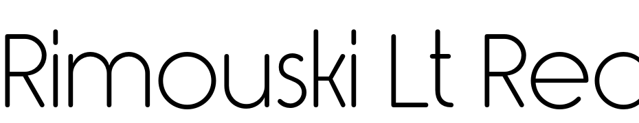 Rimouski Lt Regular Font Download Free
